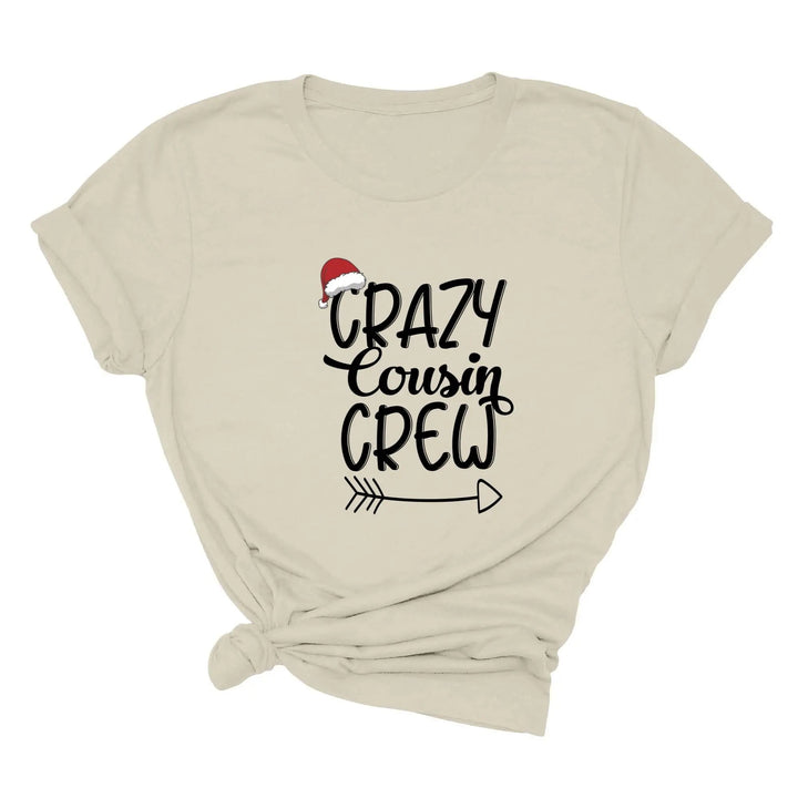 Christmas Crazy Cousin Crew Youth Shirts | Matching Cousin Family Youth Tee Cypress DTF