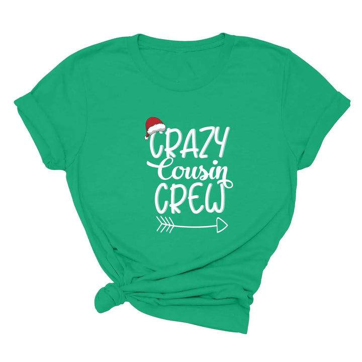 Christmas Crazy Cousin Crew Youth Shirts | Matching Cousin Family Youth Tee Cypress DTF