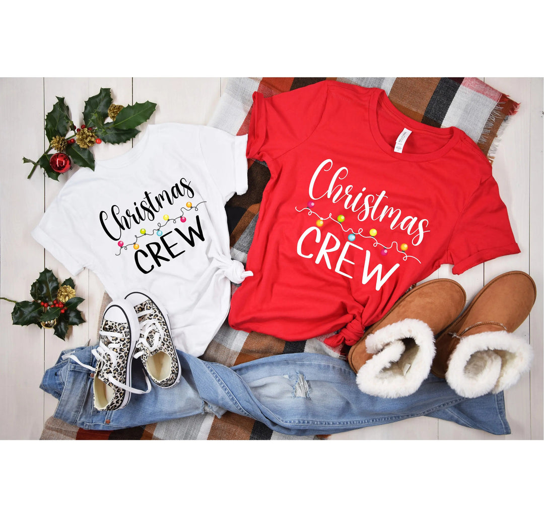 Christmas Crew Shirts | Matching Family & Friends Holiday Tees Cypress DTF