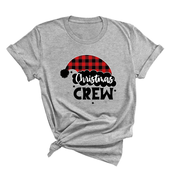Christmas Crew Toddler Shirts | Cousin Crew with Plaid Santa Hat Toddler Tee Cypress DTF