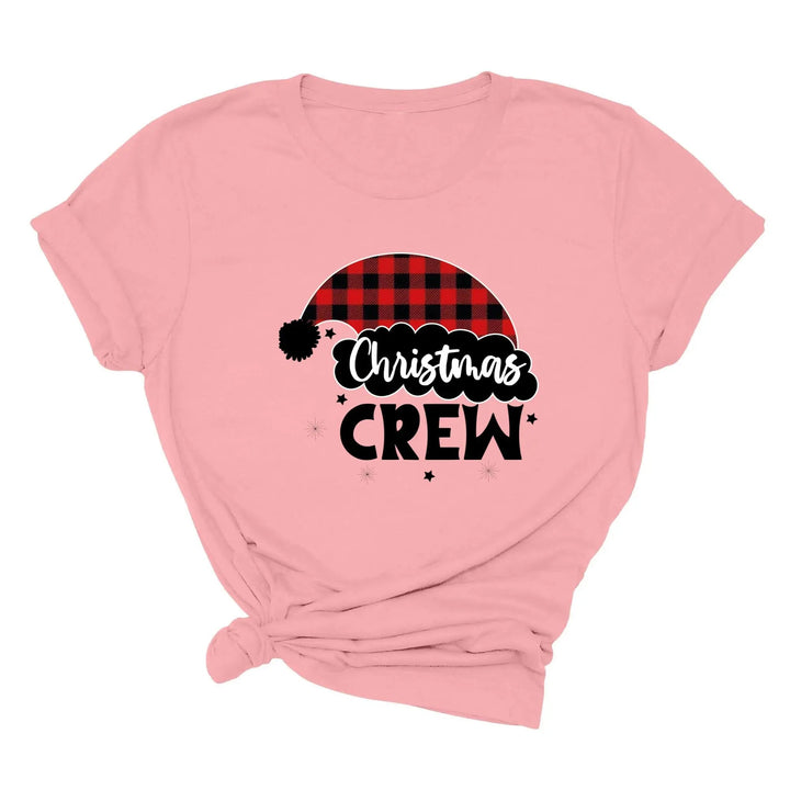 Christmas Crew Toddler Shirts | Cousin Crew with Plaid Santa Hat Toddler Tee Cypress DTF