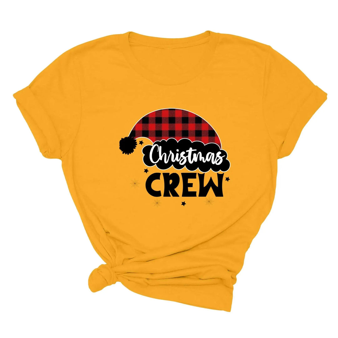 Christmas Crew Toddler Shirts | Cousin Crew with Plaid Santa Hat Toddler Tee Cypress DTF