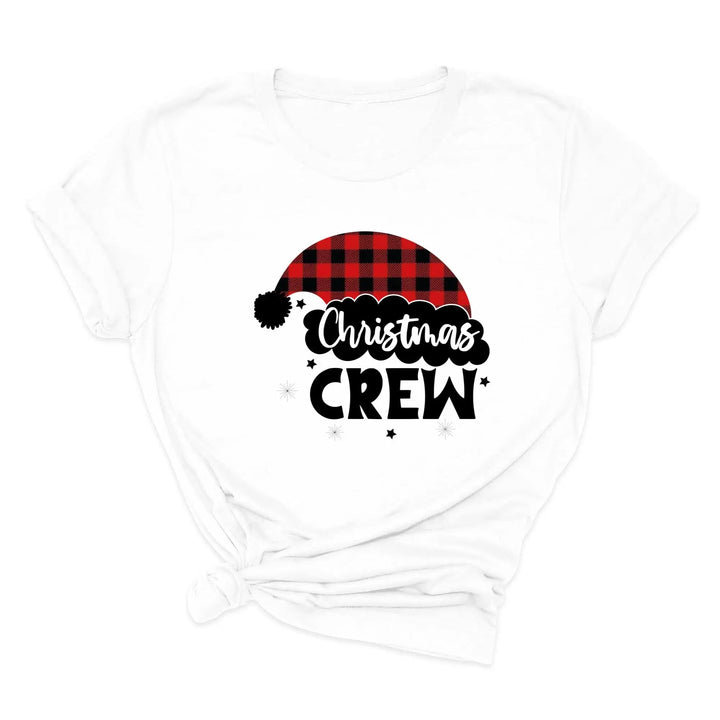 Christmas Crew Toddler Shirts | Cousin Crew with Plaid Santa Hat Toddler Tee Cypress DTF