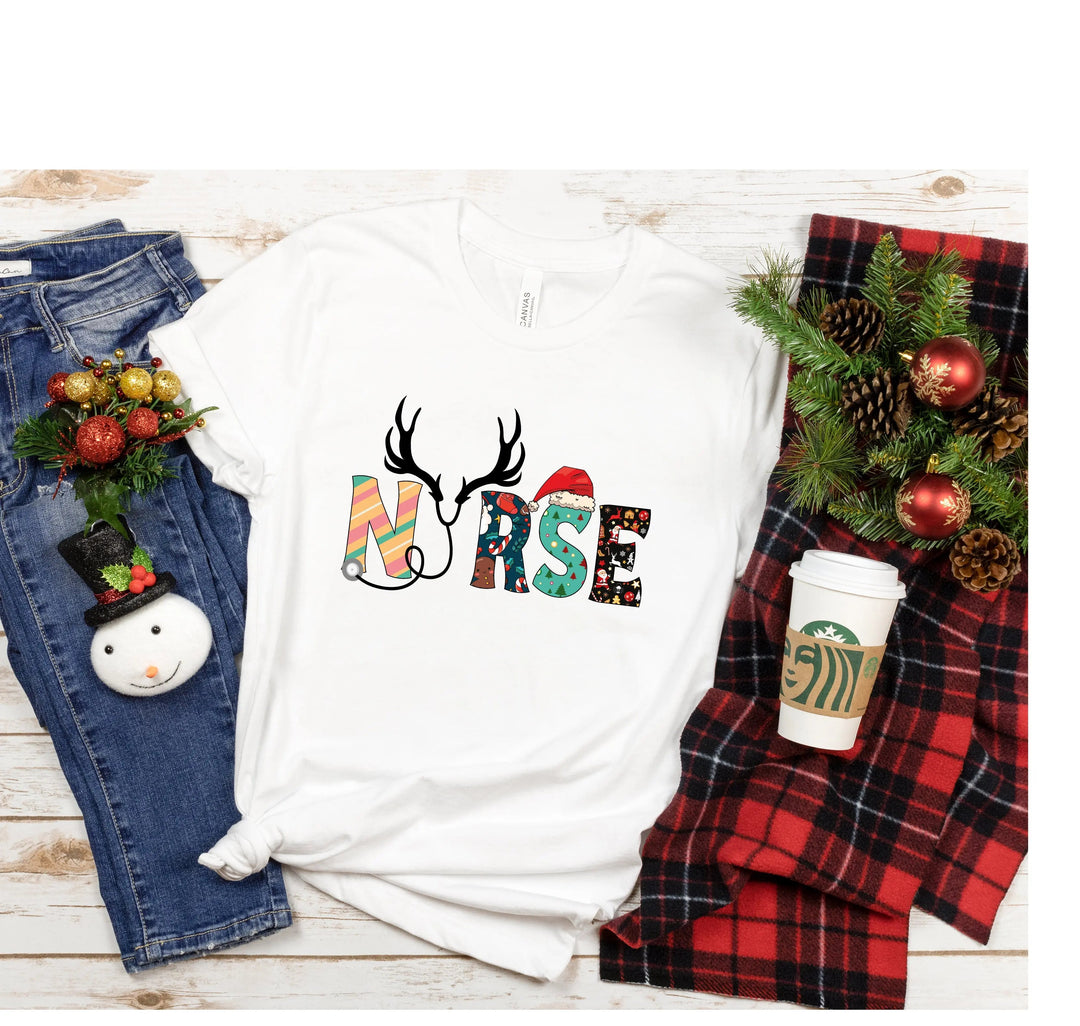 Christmas Nurse Shirt | Funny Nurse Life & Nurse Squad Tee Cypress DTF