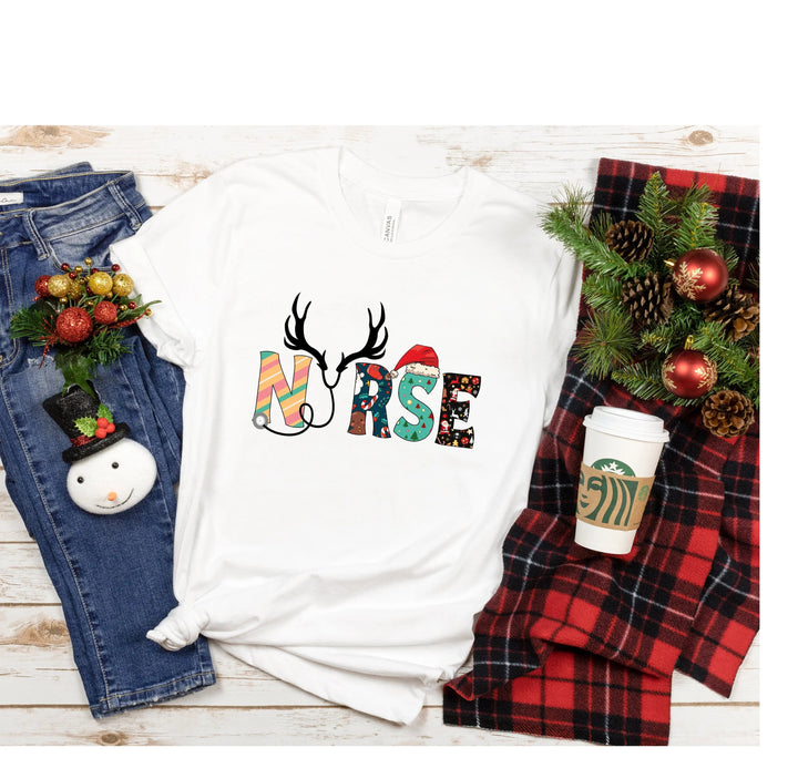 Christmas Nurse Shirt | Funny Nurse Life & Nurse Squad Tee Cypress DTF