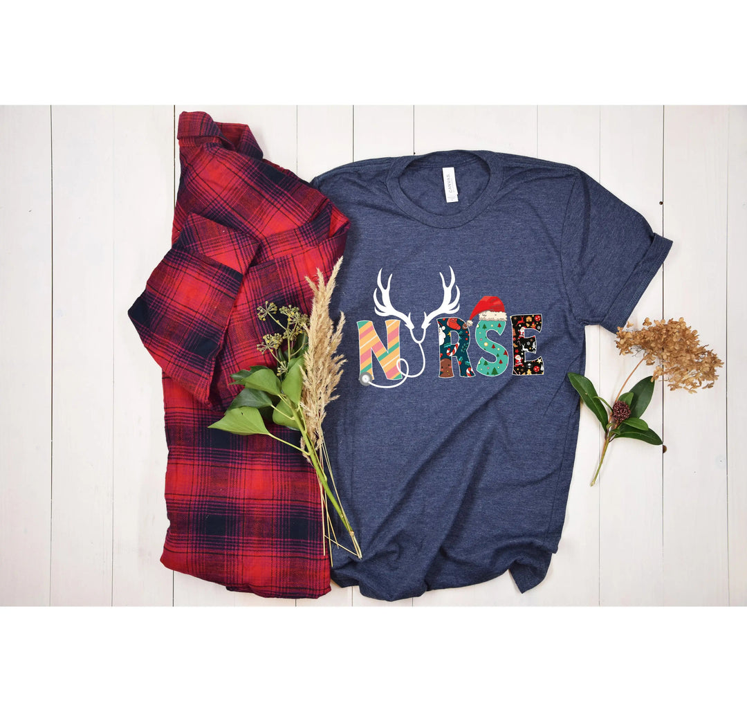 Christmas Nurse Shirt | Funny Nurse Life & Nurse Squad Tee Cypress DTF