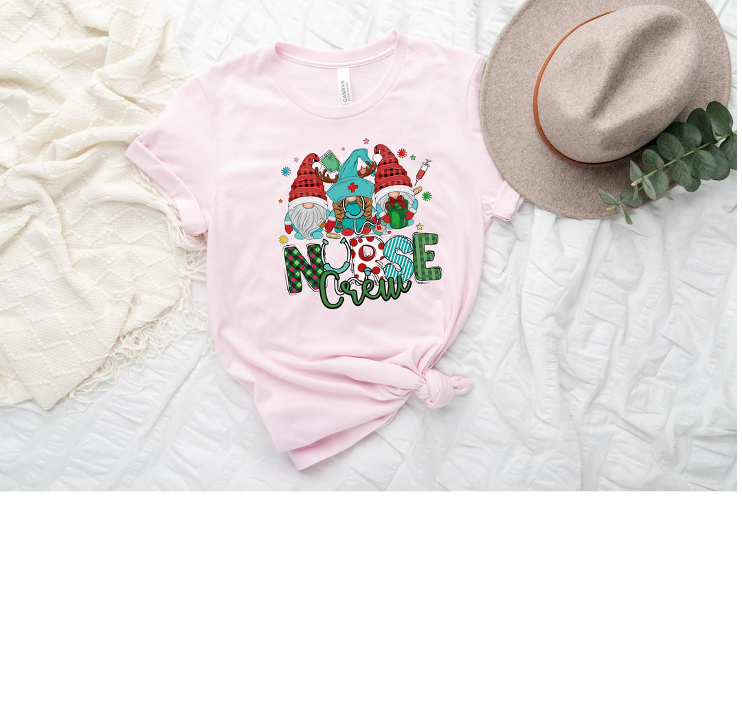 Christmas Nursing Shirt | Nurse Gnome Shirt | Nurse Crew Shirt Cypress DTF