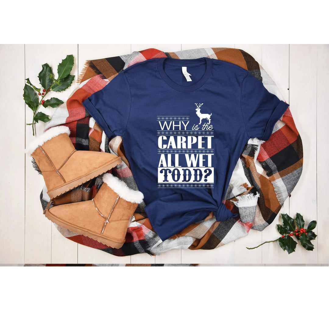 Christmas Vacation Todd and Margo Shirt | Funny Holiday Couple Tee Cypress DTF