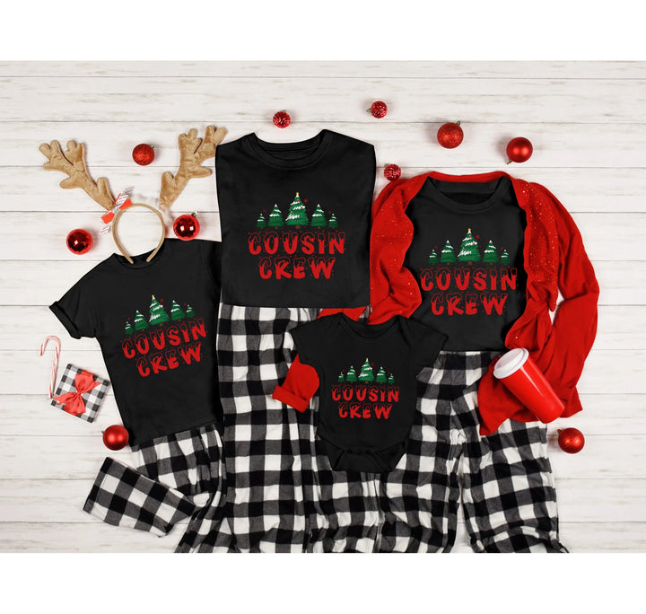 Cousin Crew Christmas Shirts | Matching Family Holiday Tees Cypress DTF
