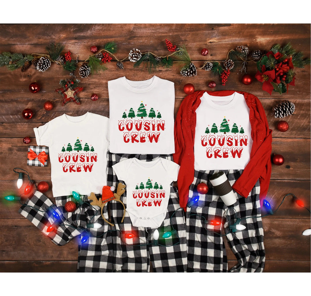 Cousin Crew Christmas Shirts | Matching Family Holiday Tees Cypress DTF