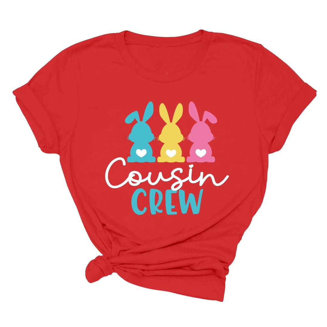 Cousin Crew Easter Shirt - Matching Bunny & Kids Easter Outfit Cypress DTF