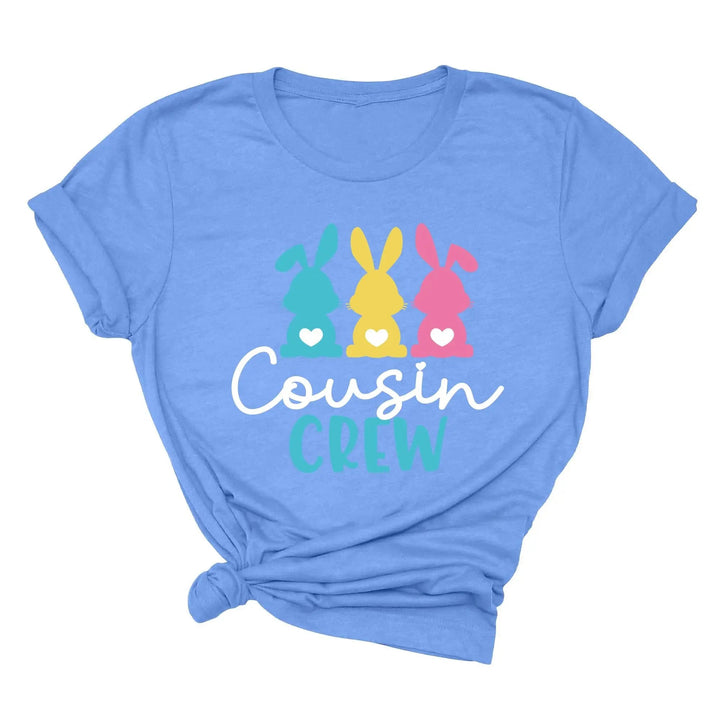 Cousin Crew Easter Shirt - Matching Bunny & Kids Easter Outfit Cypress DTF