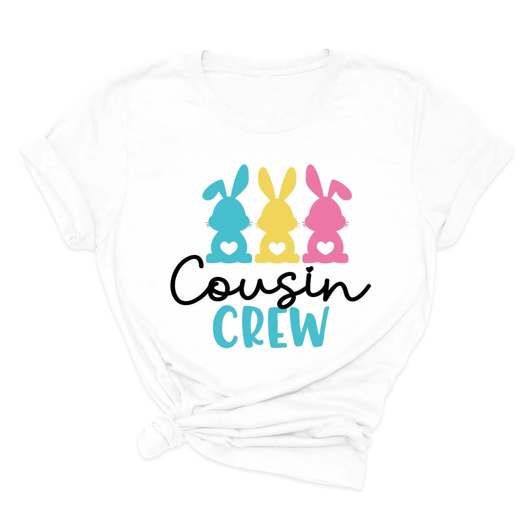 Cousin Crew Easter Shirt - Matching Bunny & Kids Easter Outfit Cypress DTF