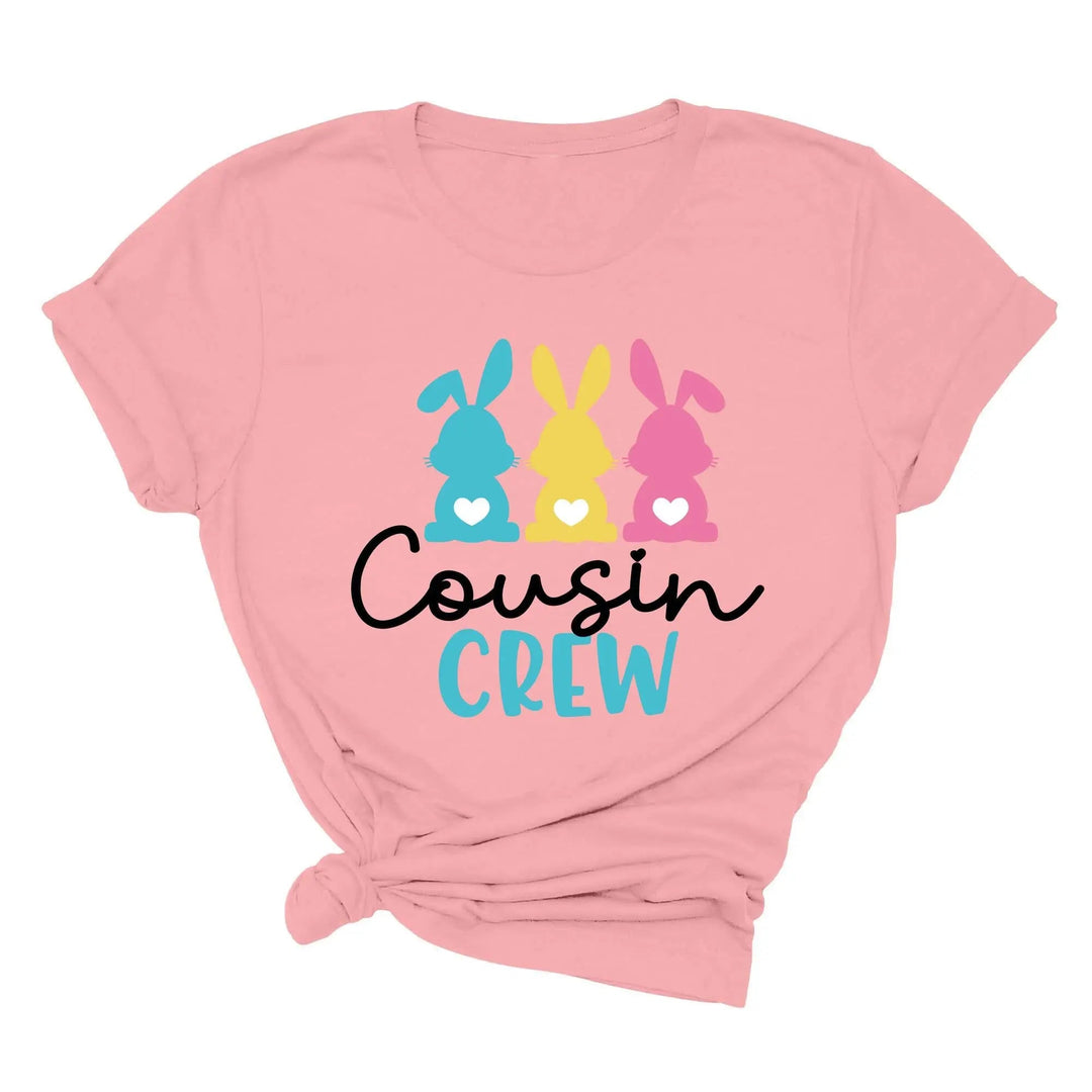Cousin Crew Easter Shirt - Matching Bunny & Kids Easter Outfit Cypress DTF