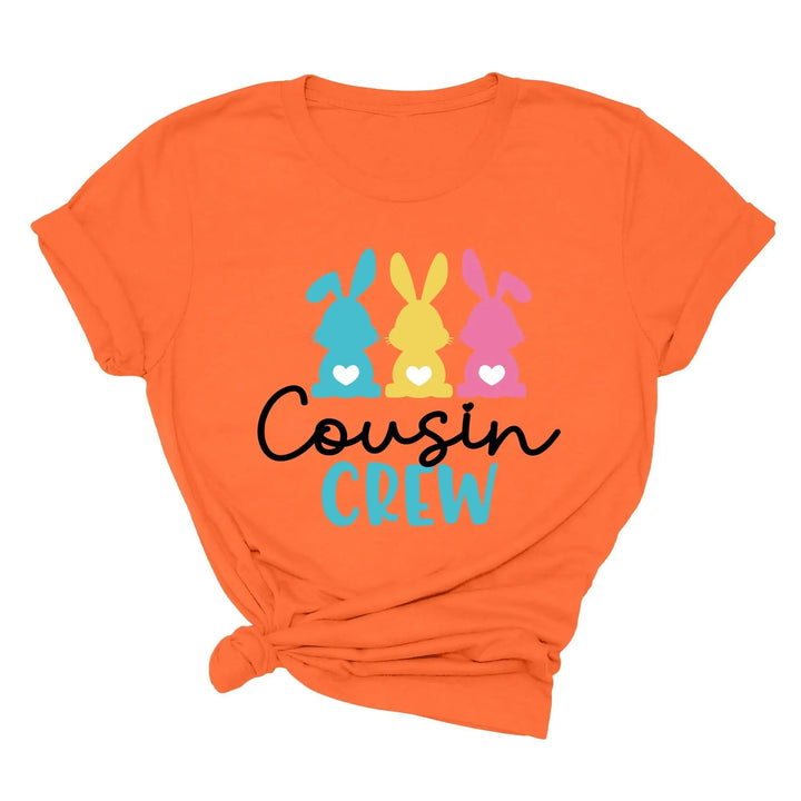 Cousin Crew Easter Shirt - Matching Bunny & Kids Easter Outfit Cypress DTF