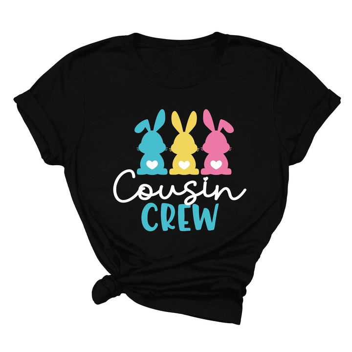 Cousin Crew Easter Shirt - Matching Bunny & Kids Easter Outfit Cypress DTF
