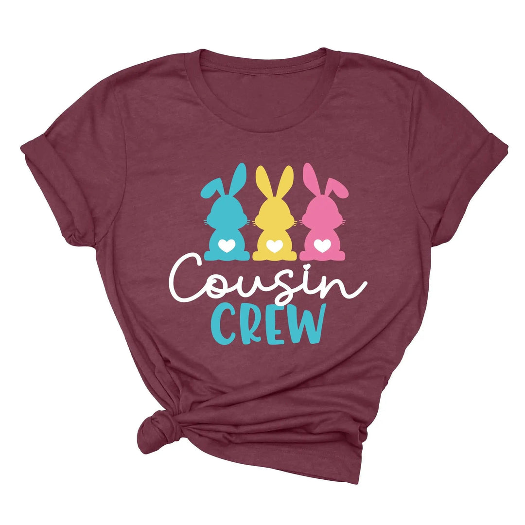 Cousin Crew Easter Shirt - Matching Bunny & Kids Easter Outfit Cypress DTF