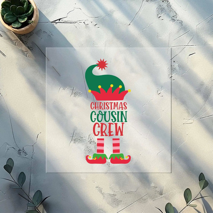 Cousin Crew Shirt | Elf Cousin Crew DTF Transfers | Christmas Matching DTF