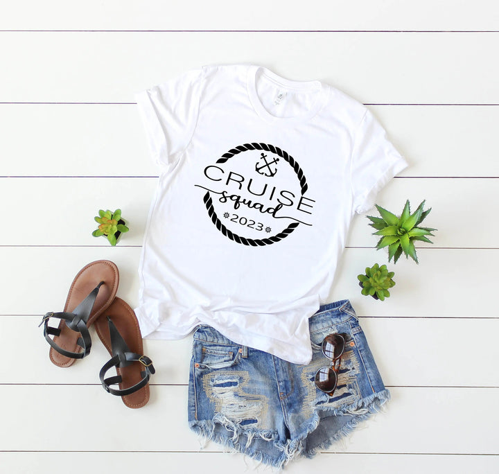 Cruise Squad Family Shirts - Matching 2025 Vacation & Birthday Tees Cypress DTF
