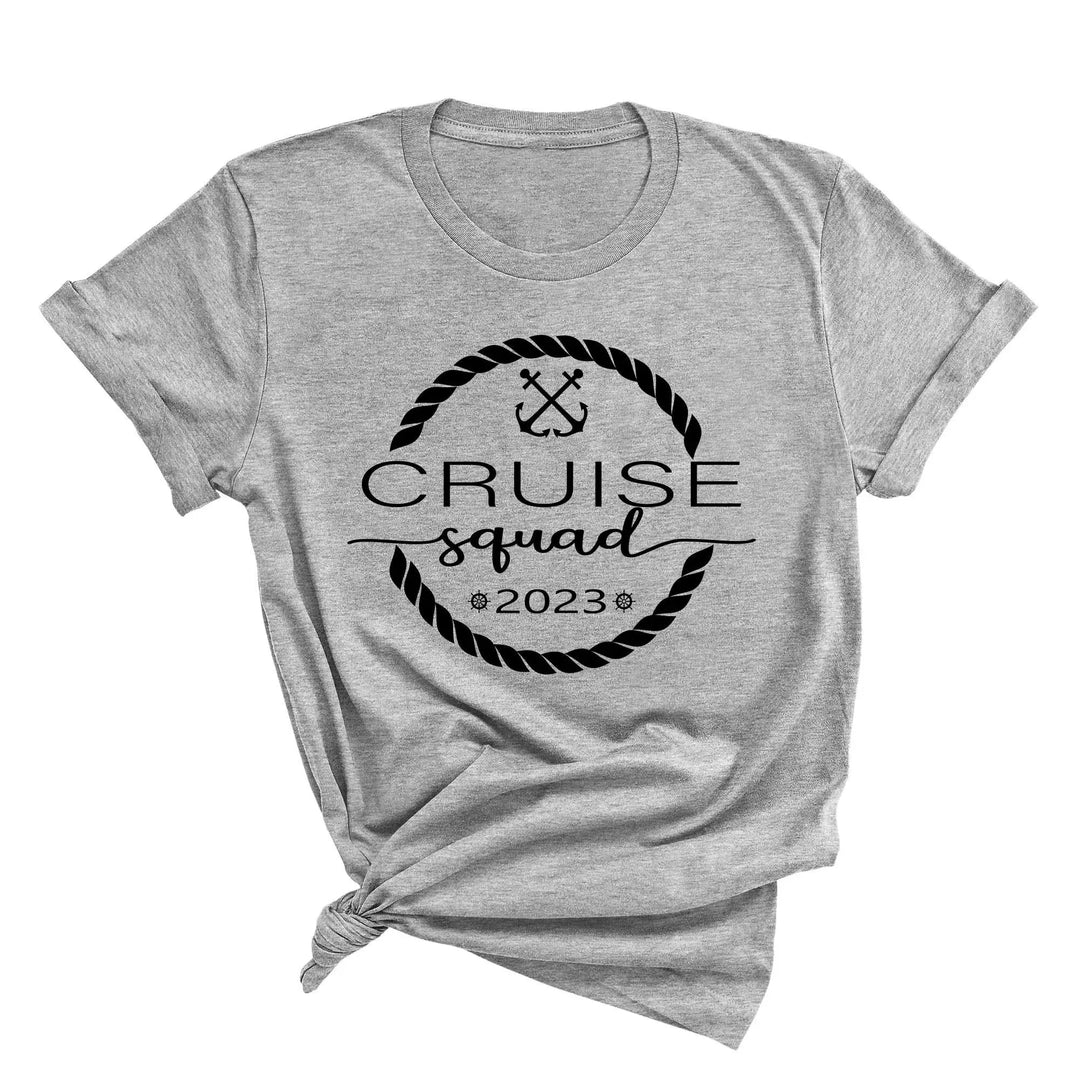 Cruise Squad Family Shirts - Matching 2025 Vacation & Birthday Tees Cypress DTF