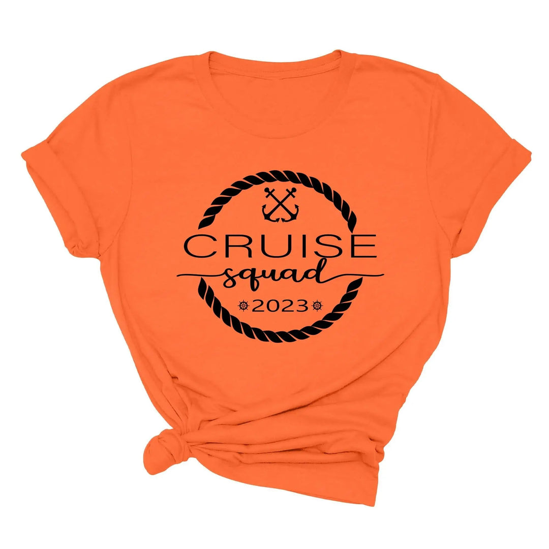 Cruise Squad Family Shirts - Matching 2025 Vacation & Birthday Tees Cypress DTF