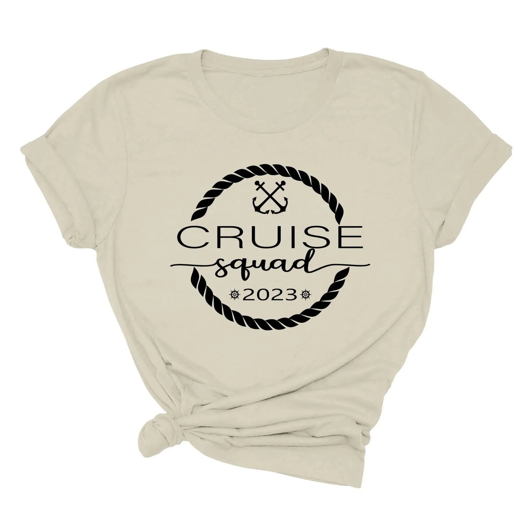 Cruise Squad Family Shirts - Matching 2025 Vacation & Birthday Tees Cypress DTF