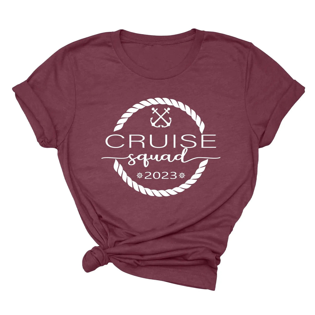 Cruise Squad Family Shirts - Matching 2025 Vacation & Birthday Tees Cypress DTF