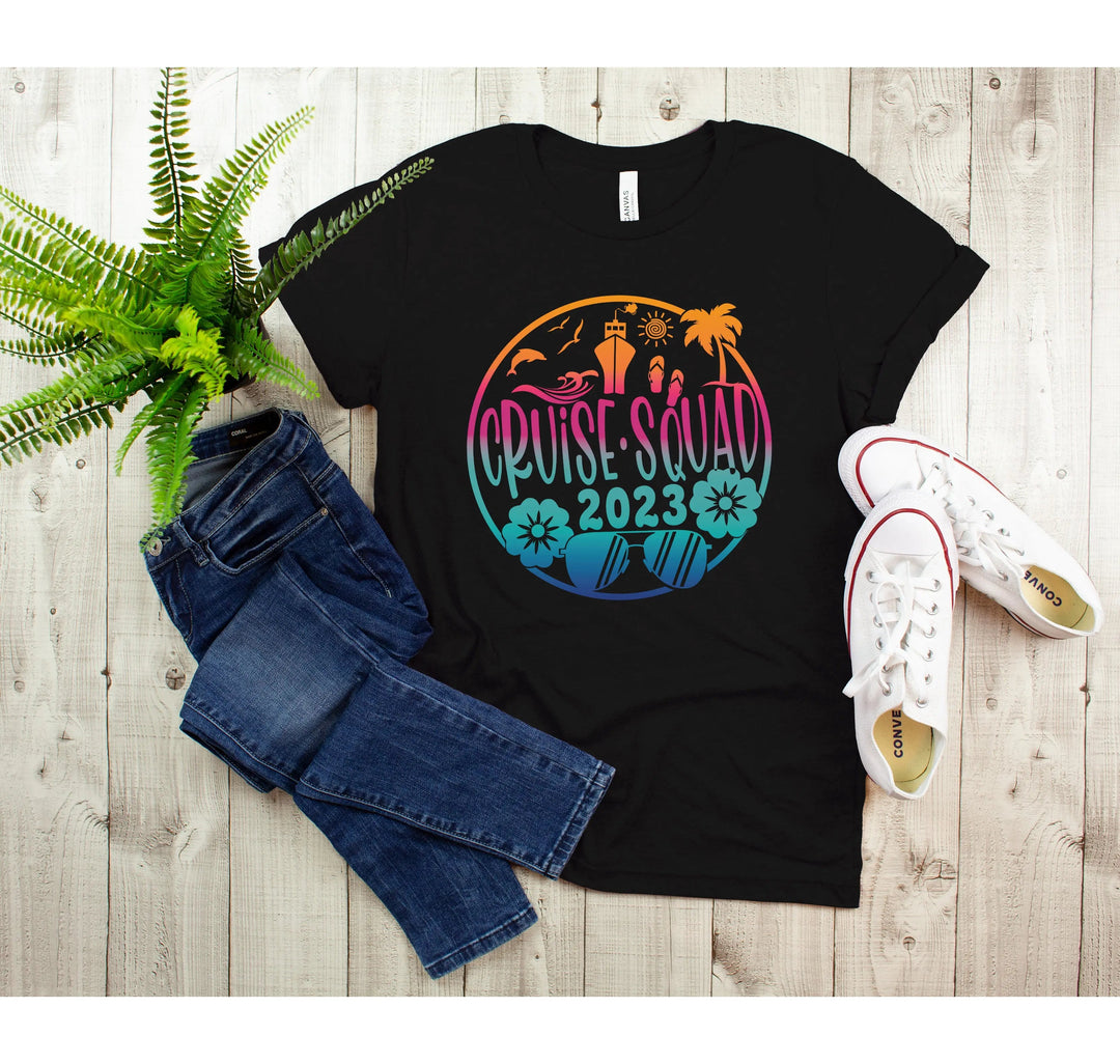 Cruise Squad Family Shirts - Matching 2025 Vacation & Travel Tees Cypress DTF