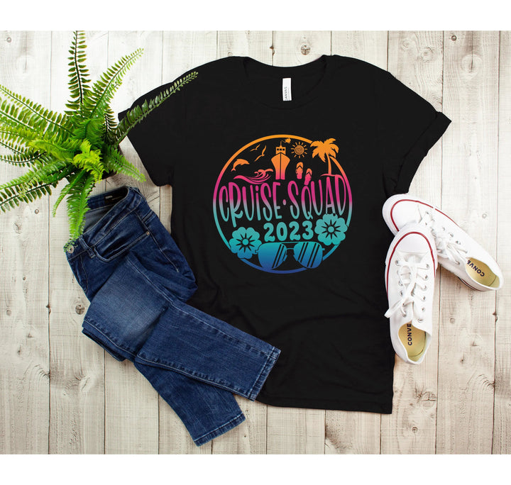 Cruise Squad Family Shirts - Matching 2025 Vacation & Travel Tees Cypress DTF