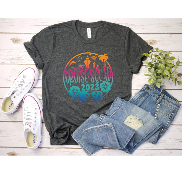 Cruise Squad Family Shirts - Matching 2025 Vacation & Travel Tees Cypress DTF