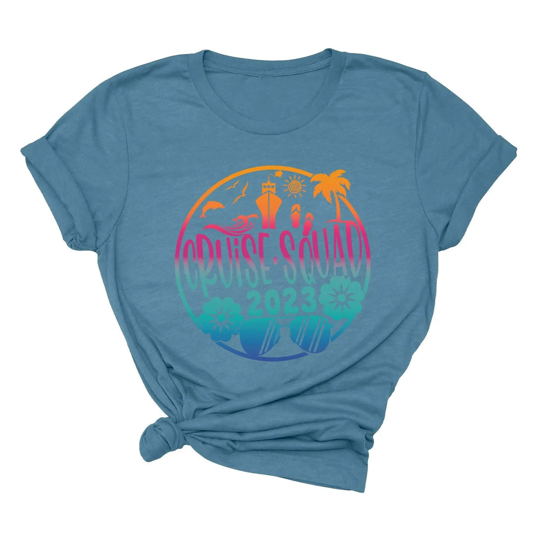 Cruise Squad Family Shirts - Matching 2025 Vacation & Travel Tees Cypress DTF