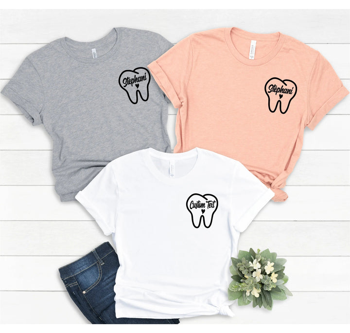Custom Dentist Shirt, Dental Squad Tee, Future Dentist Graduation Gift Cypress DTF