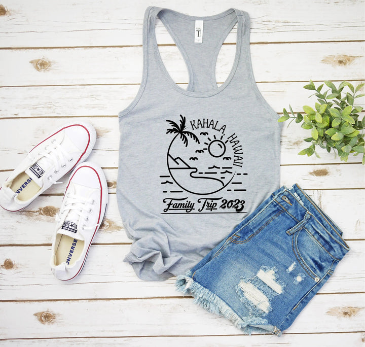 Custom Family Vacation Tank - Beach Matching Tees | Summer 2025 Cypress DTF