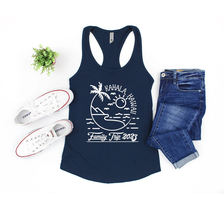 Custom Family Vacation Tank - Beach Matching Tees | Summer 2025 Cypress DTF
