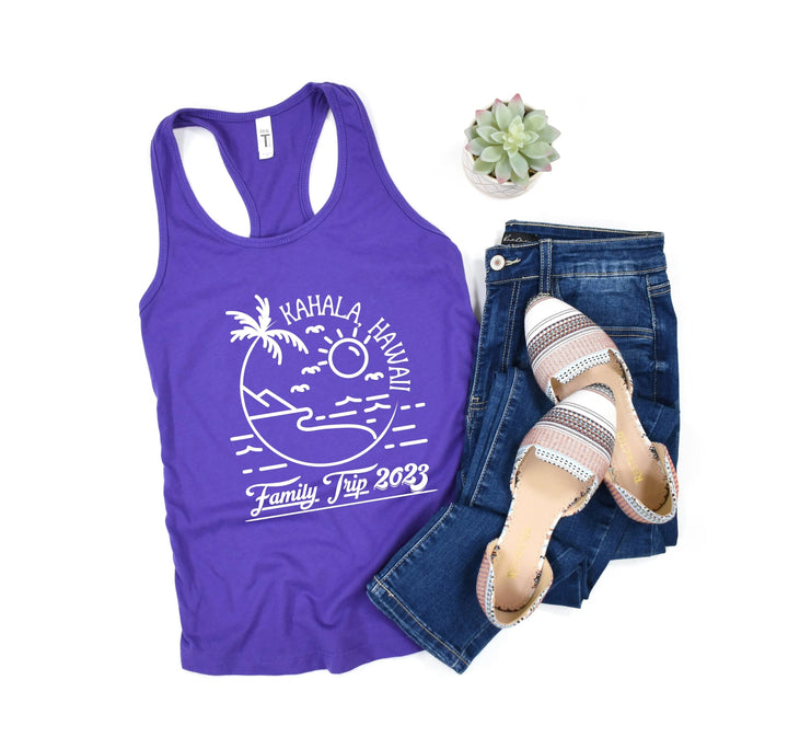 Custom Family Vacation Tank - Beach Matching Tees | Summer 2025 Cypress DTF