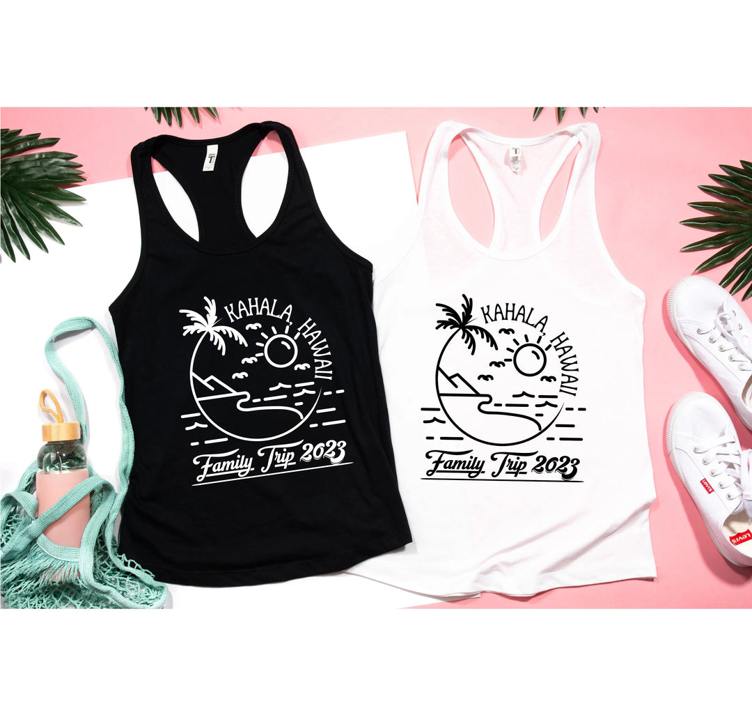 Custom Family Vacation Tank - Beach Matching Tees | Summer 2025 Cypress DTF