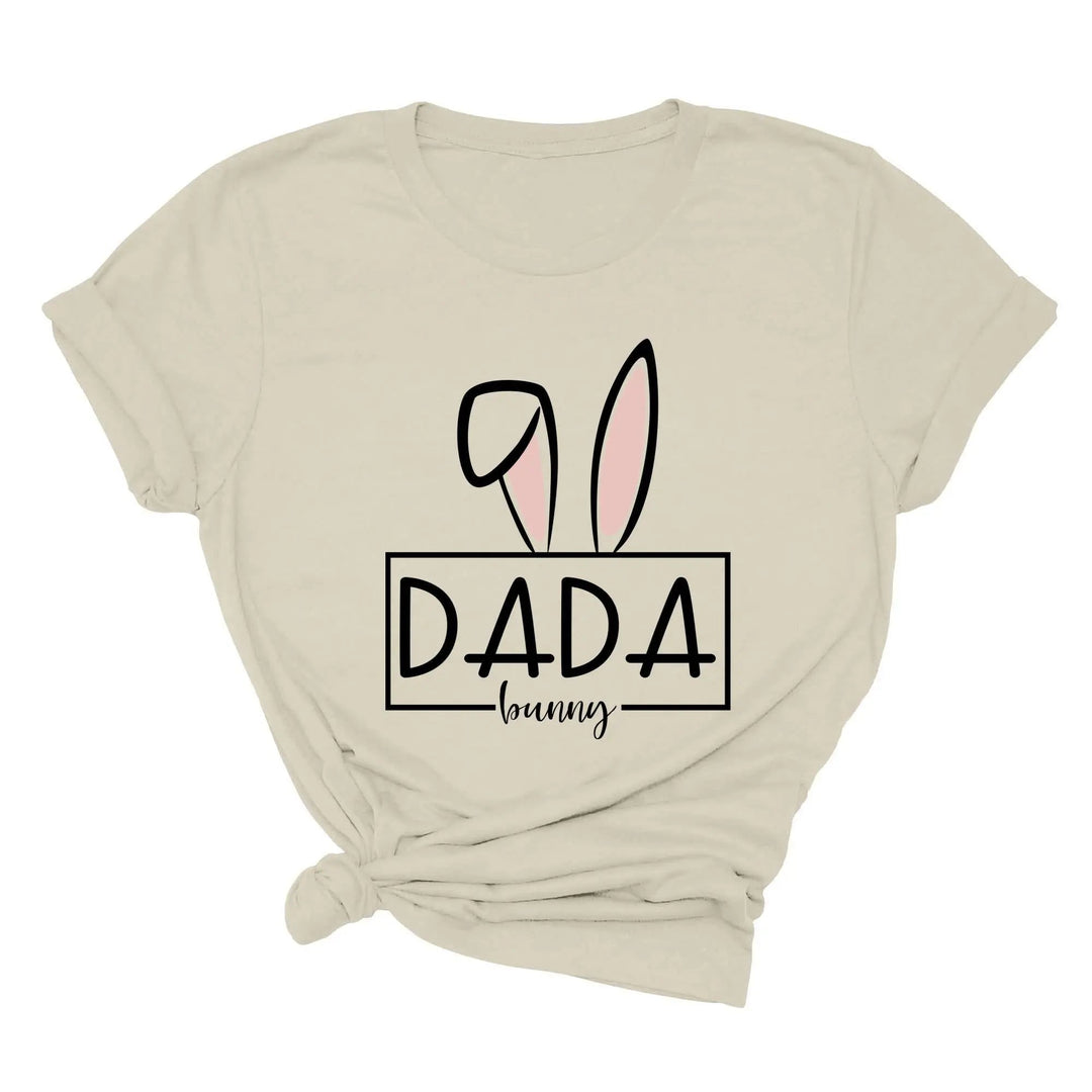 Custom Matching Easter Outfits - Family Bunny Shirts for Mama, Dada, & Kids Cypress DTF