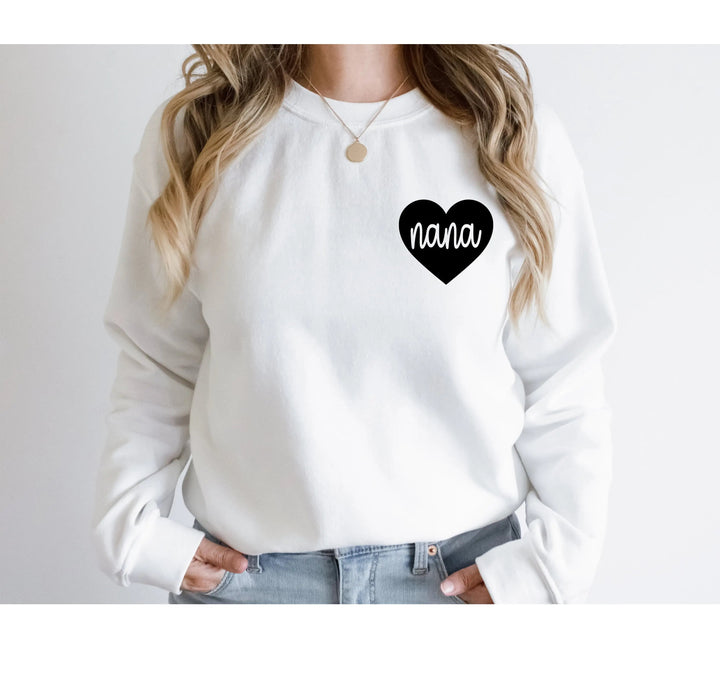 Custom Nana Sweatshirt - Personalized Gift for Grandma & Gigi Cypress DTF