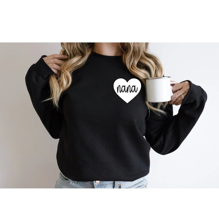 Custom Nana Sweatshirt - Personalized Gift for Grandma & Gigi Cypress DTF