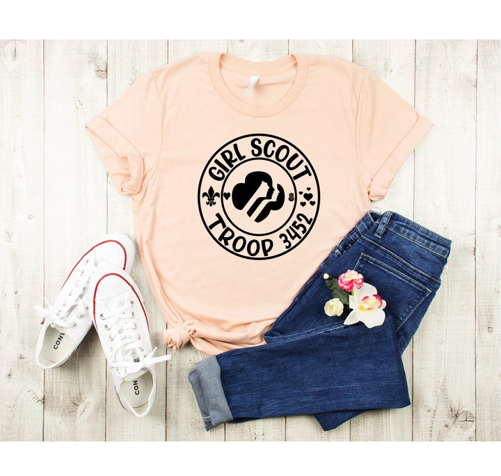 Custom Scout Troop Shirt - Personalized Girl & Camping Group Tee Cypress DTF