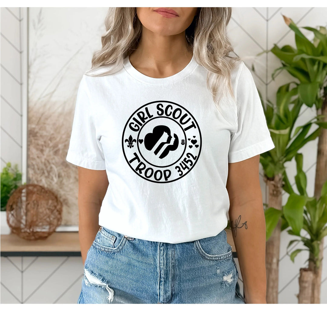 Custom Scout Troop Shirt - Personalized Girl & Camping Group Tee Cypress DTF