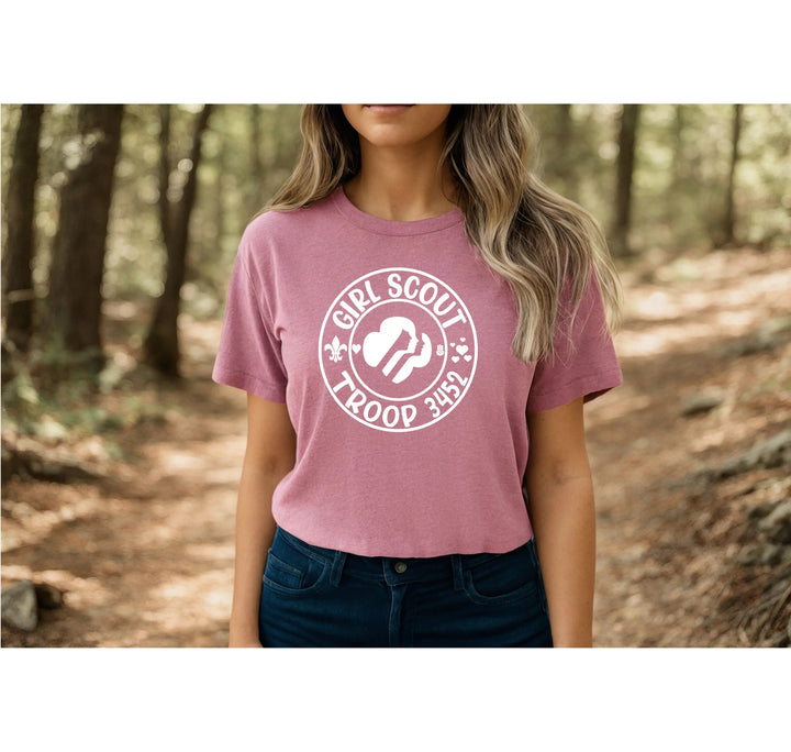 Custom Scout Troop Shirt - Personalized Girl & Camping Group Tee Cypress DTF