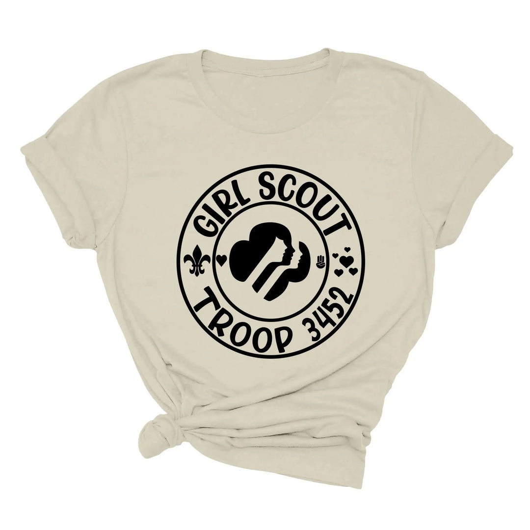 Custom Scout Troop Shirt - Personalized Girl & Camping Group Tee Cypress DTF