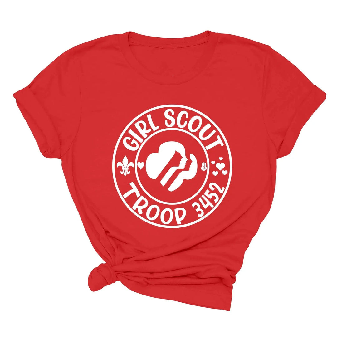 Custom Scout Troop Shirt - Personalized Girl & Camping Group Tee Cypress DTF