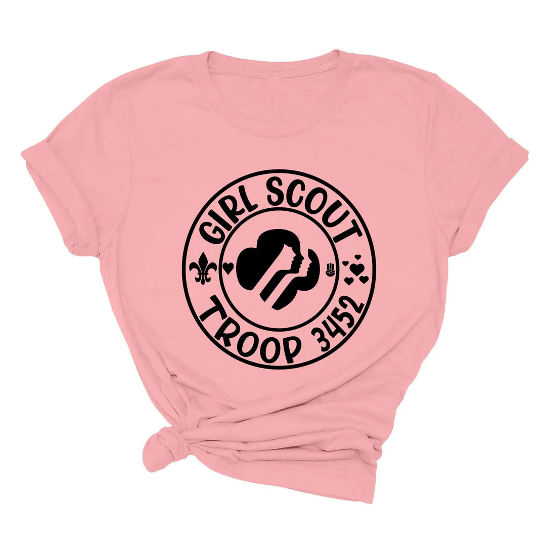Custom Scout Troop Shirt - Personalized Girl & Camping Group Tee Cypress DTF