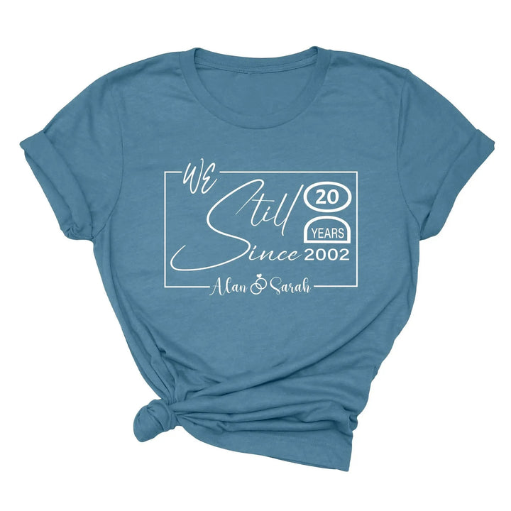 Custom Wedding Anniversary Shirt - Personalized 20th Anniversary Gift Cypress DTF