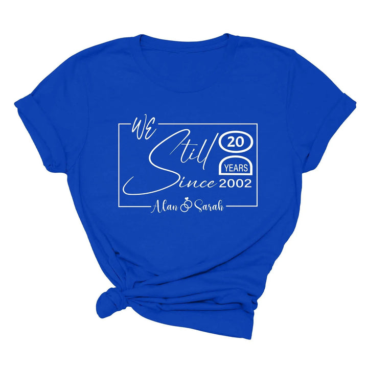 Custom Wedding Anniversary Shirt - Personalized 20th Anniversary Gift Cypress DTF