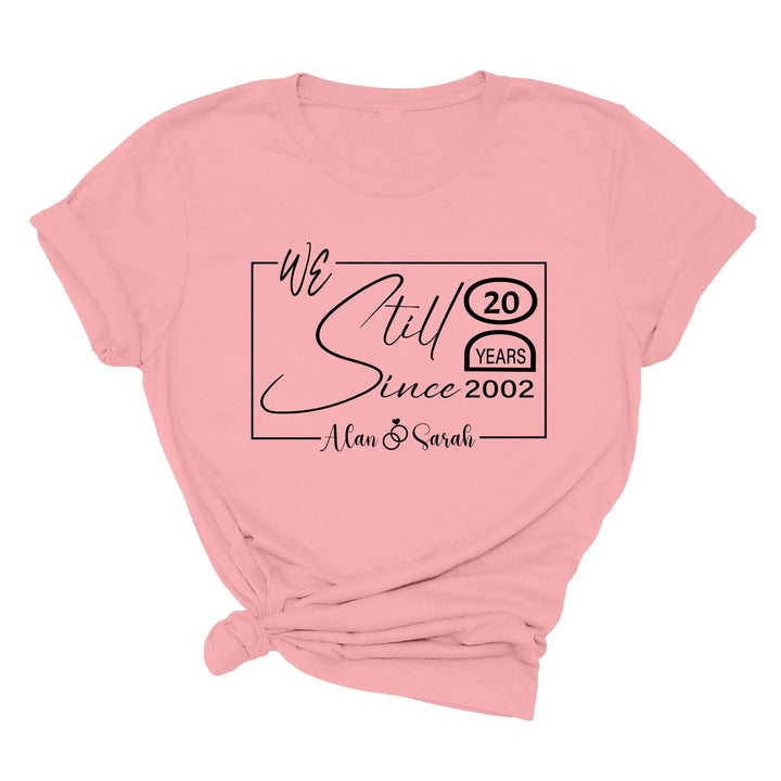 Custom Wedding Anniversary Shirt - Personalized 20th Anniversary Gift Cypress DTF