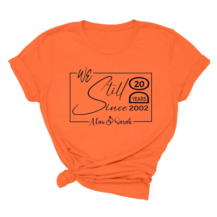 Custom Wedding Anniversary Shirt - Personalized 20th Anniversary Gift Cypress DTF