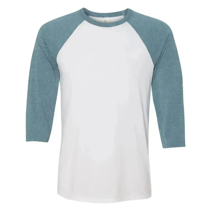 Customize Bella + Canvas Sleeve 3/4-Baseball T-Shirt, Raglan Tshirt 3200 toddler